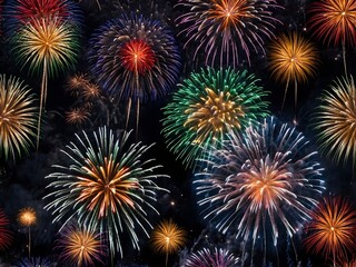 beautiful fireworks background. elegant background