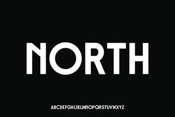 Obraz premium Display alphabet font vector design suitable for headline, poster, logo, magazine and many more