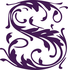 Alphabet art color signs letters design