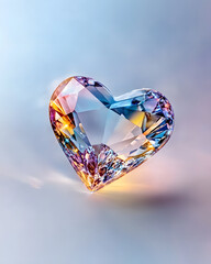 Fototapeta premium The beauty of diamonds and their luxury suit the beautiful scenery. For couples or ladies, look good and stylish. and space for writing text