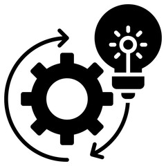 Intelligence Glyph Icon