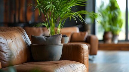 Obraz premium Modern style interior design 3d illustration