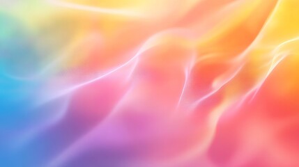 Obraz premium Vibrant rainbow gradient mesh blurred background abstract colorful texture perfect for web design, presentations, creative projects, and digital artwork