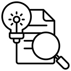 Hypothesis Outline Icon
