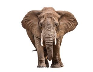 Fototapeta premium elephant isolated on transparent background