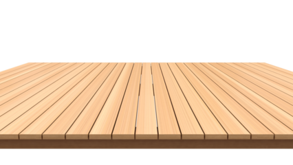 3d realistic of a wooden table