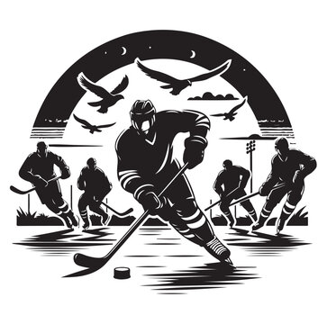 Hockey League clip art preview
