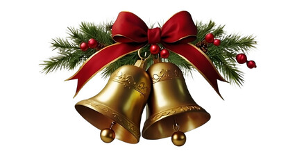 Christmas decorated bell