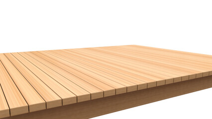 3d realistic of a wooden table