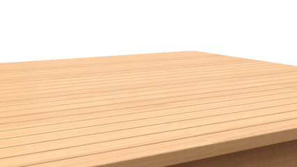 3d realistic of a wooden table
