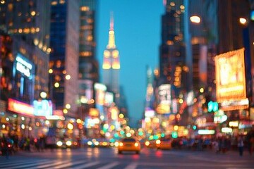 Fototapeta premium Abstract blurred street at night on city background , isolated on white background, , copy space, copy space for text,