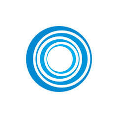 abstract circle logo icon illustration
