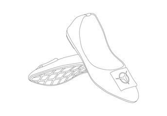 Shoes clipart, Ladies shoes outline, shoe sketch, Shoes outline illustration, vector drawing. Shoes isolated on white background, vector illustration. Shoe line art, shoes, women shoes.