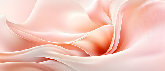 Obraz premium Elegant soft silk fabric flowing studio textile imagery minimalist close-up serenity and luxury