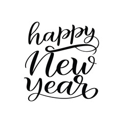 Happy New Year Abstract typography design for T Shirt, Holiday greeting card. new year vector illustration 