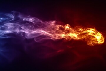 Obraz premium seamless of Smoke cloud background. Fantasy universe portal. Purple orange steam. , isolated on white background, , copy space, copy space for text,