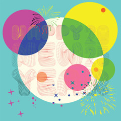 new year greeting card