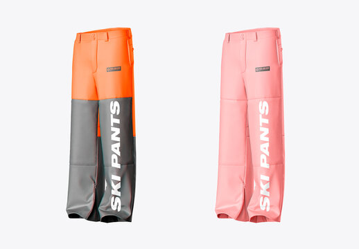 Ski Pants Mockup