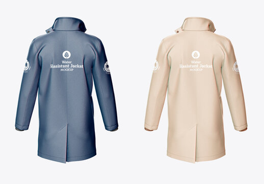 Water Resistant Jacket Mockup