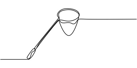 Fishing net line icon. Catch fish, fishing hook, fishing rod, fisherman, school of fish. fishing or hunting net continuous one line drawing, Fishing Net Catch Sea Drawing, Gray motion wave curve line 