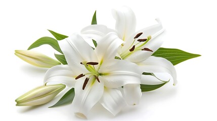 The lilies which are frequently seen in flowers stand for elegance and pure