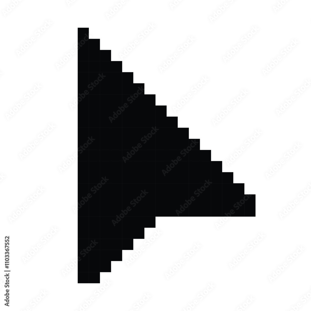 Poster pixel computer mouse click pointer cursor arrow. mouse cursor arrow. pointer arrow. cursor icon