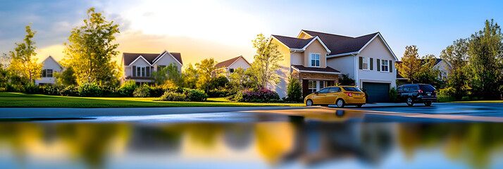 home and auto insurance concept