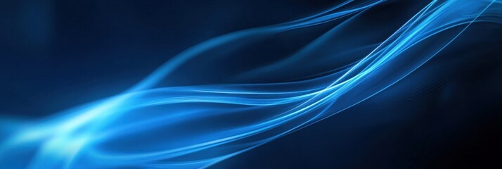 Corporate Email Signature. Design of Electronic Mail Icon with Social Address in Blue