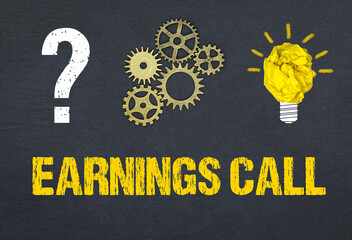 Obraz premium Earnings Call 
