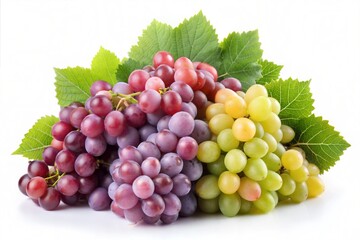 green and red grapes