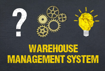 Obraz premium Warehouse Management System 