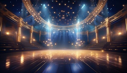 Spotlight Dreams: A Show-Stopping Starry Stage Design