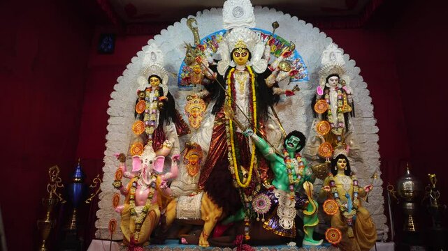 The biggest festival of West Bengal is Durga Puja with the idol of Durga Thakur. Durgapujo in West Bengal is famous all over the world. It is especially popular among Hindus.