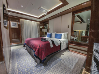 Luxurious ocean view or oceanview or outside balcony veranda cabin stateroom suite queen king...