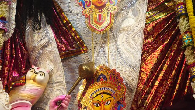 Various decorations of Durga Thakur This is Chanda
