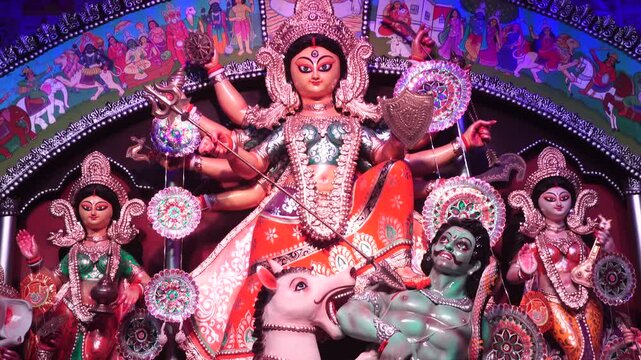 The biggest festival of West Bengal is Durga Puja with the idol of Durga Thakur. Durgapujo in West Bengal is famous all over the world. It is especially popular among Hindus.
