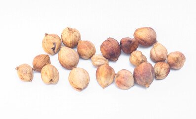 Cardamom, Siam Cardamom or Cardamom isolated on white background. Camphor dried seeds. Dried Herb Spice