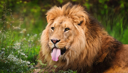 Obraz premium portrait of a lion