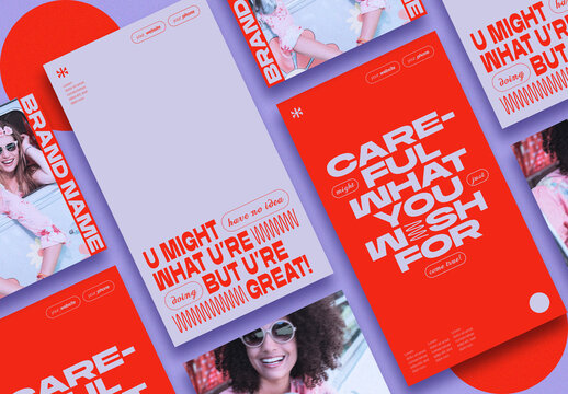 Vibrant Social Media Set