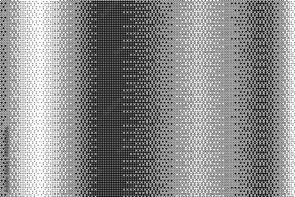 Poster bitmap striped gradient background. textured dither retro game pattern. vector abstract digital nois