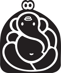 Illustration Design of Indian God Ganesha clipart