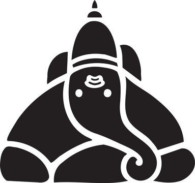 recommend clip art: Illustration Design of Indian God Ganesha clipart
