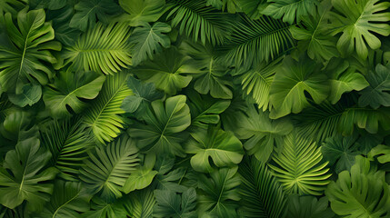 Vibrant natural leafy patterns lush green jungle image collection tropical environment aerial view nature's beauty unveiled