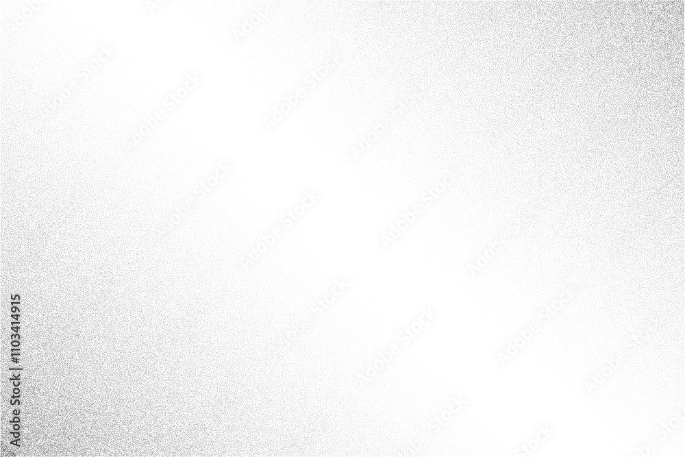 Leinwandbilder Black halftone sand gradation in noisy gradient dotted background. Grainy vignette frame with stipple effect. Grunge fade with vector dust effect. 