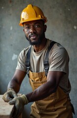 Man Builder in a working bon.