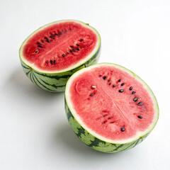 watermelon on white background