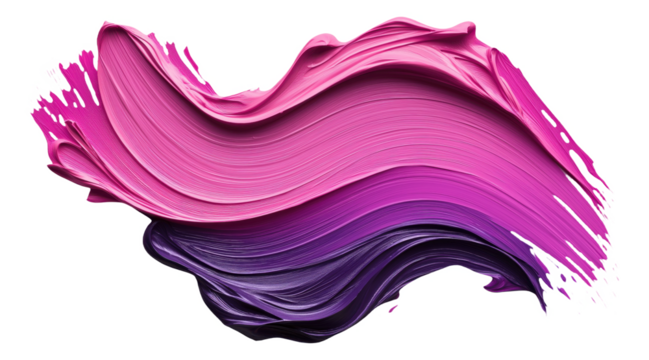Pink and purple paint smears on a white background - Powered by Adobe
