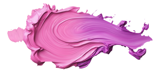 PNG Abstract pink and purple paint swirl
