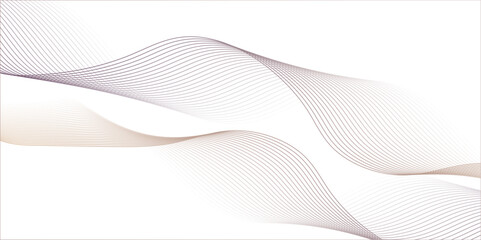 Abstract technology wave lines, frequency sound, data science, business wave line background. Abstract wavy element for design on transparent background isolated
