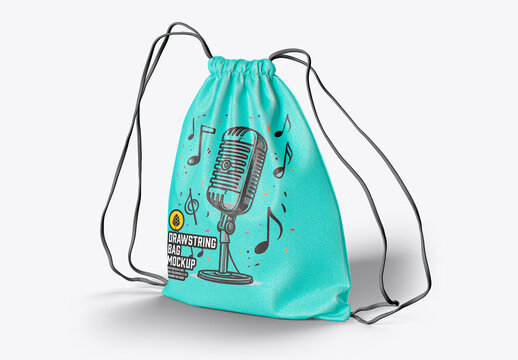 Drawstring Bag Mockup